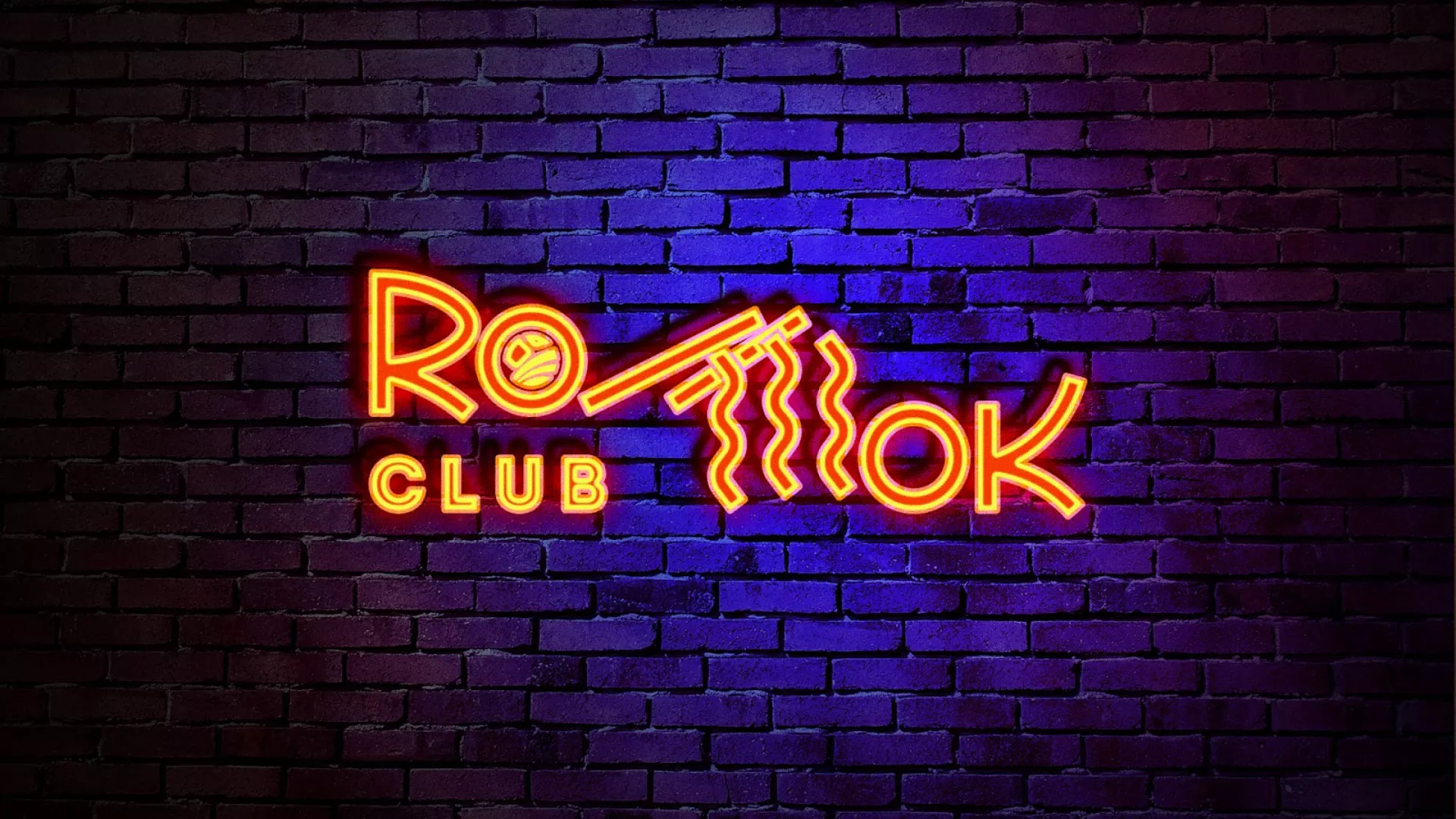 Разработка интерьерной вывески суши-бара «Roll Wok Club» в Московском